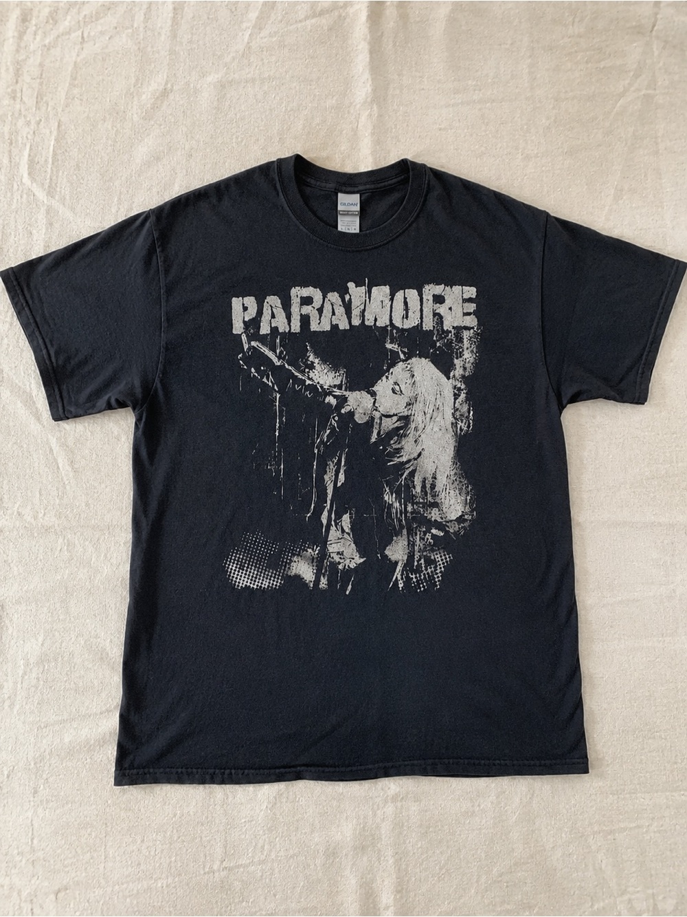 Paramore Hayley Williams Live Concert Graphic T-shirt Black Alternative Rock Tee